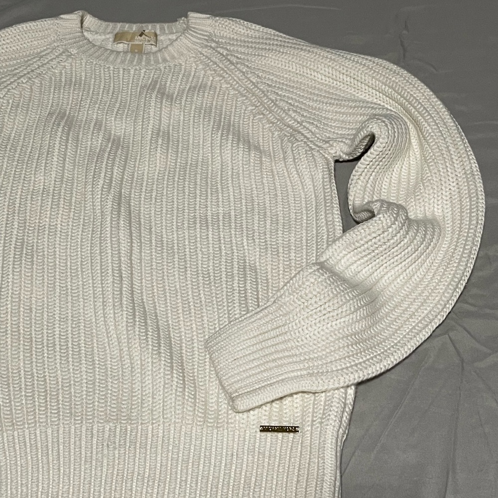 Michael Kors long sleeve sweater - size S- White